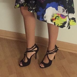 SCHUTZ Black suede Sandals